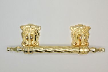 Zamak Metal Coffin Handle Materiale di lega di zinco stile europeo in dorato ZH005