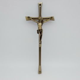 SGS funereo d'ottone antico di bell'aspetto di dimensione 39*15 cm della croce diplomato