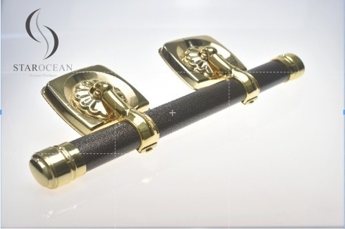 Ricambi per cassonetti in colore oro Swing Bar Set con barra in acciaio/Zamak Lugs Eco Friendly Model.G